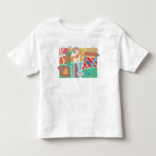 LOONEY TUNES™ | Prettige feestdagen Patroon Kinder Shirts (Voorkant)