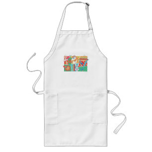 LOONEY TUNES™ Prettige feestdagen Patroon Lang Schort