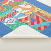 LOONEY TUNES™ | Prettige feestdagen Patroon Sherpa Deken (3/4)