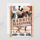 LOONEY TUNES™ Rabbit Seasoning Briefkaart (Voorkant / Achterkant)