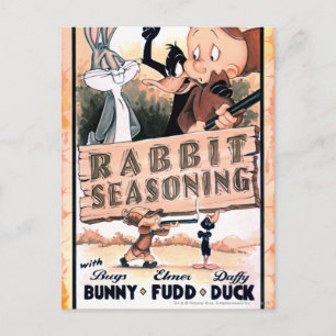 LOONEY TUNES™ Rabbit Seasoning Briefkaart