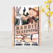 LOONEY TUNES™ Rabbit Seasoning Kaart (Gele Bloem)
