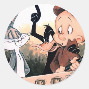 LOONEY TUNES™ Rabbit Seasoning Ronde Sticker