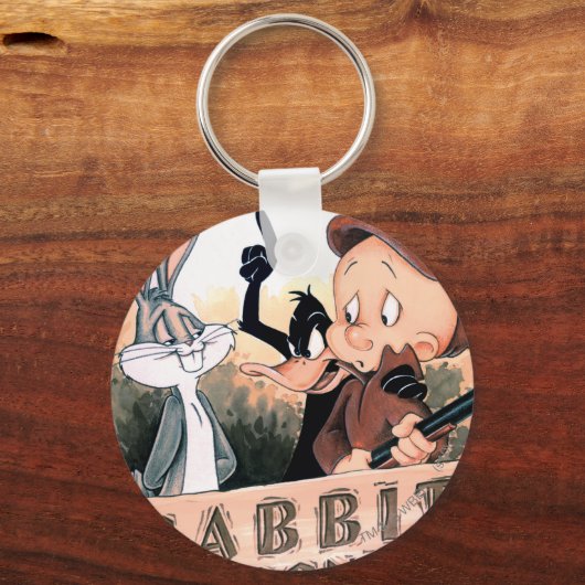 LOONEY TUNES™ Rabbit Seasoning Sleutelhanger (Voorkant)