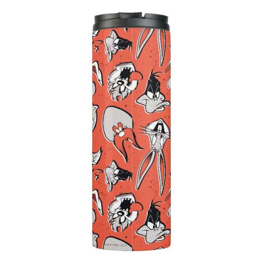 LOONEY TUNES™ Retro Halftone Patroon Thermosbeker (Achterkant)