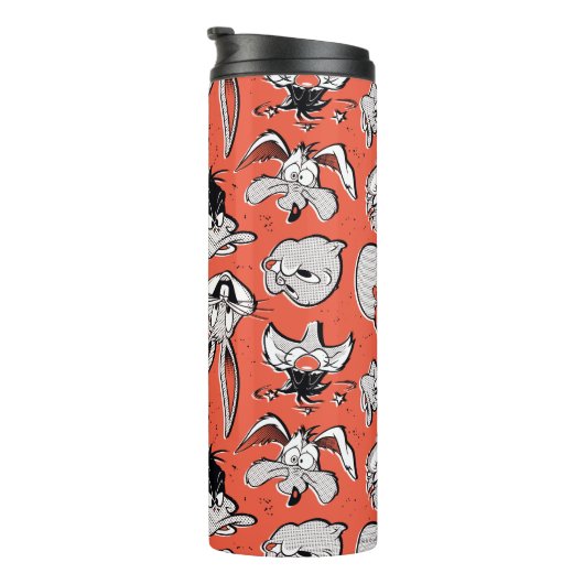 LOONEY TUNES™ Retro Halftone Patroon Thermosbeker (Geroteerd rechts)