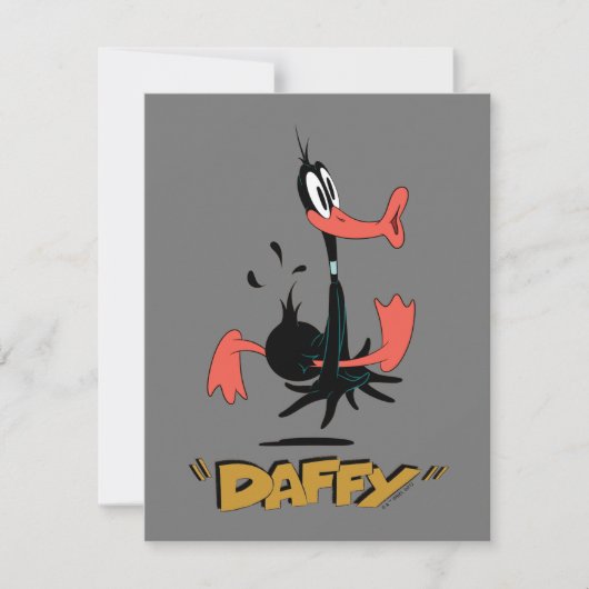 LOONEY TUNES™ Retro Lachsalvo's | DAFFY DUCK™ Notitiekaartje (Voorkant)