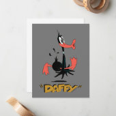LOONEY TUNES™ Retro Lachsalvo's | DAFFY DUCK™ Notitiekaartje (Voorkant / Achterkant in situ)