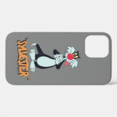 LOONEY TUNES™ Retro Lachsalvo's | SYLVESTER™ Case-Mate iPhone Case (Achterkant (horizontaal))