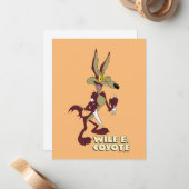 LOONEY TUNES™ Retro Lachsalvo's | WILE E. COYOTE™ Notitiekaartje (Voorkant / Achterkant in situ)