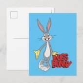 LOONEY TUNES™ Retro Laughs | BUGS BUNNY™ Briefkaart (Voorkant / Achterkant)
