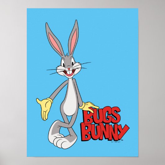 LOONEY TUNES™ Retro Laughs | BUGS BUNNY™ Poster (Voorkant)