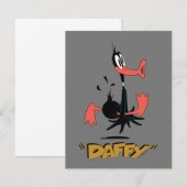 LOONEY TUNES™ Retro Laughs | DAFFY DUCK™ Notitiekaartje (Voorkant / Achterkant)