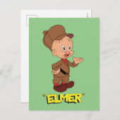 LOONEY TUNES™ Retro Laughs | ELMER FUDD™ Briefkaart (Voorkant / Achterkant)