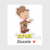 LOONEY TUNES™ Retro Laughs | ELMER FUDD™ Sticker (Vel)