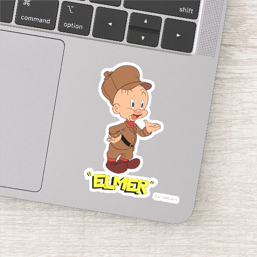 LOONEY TUNES™ Retro Laughs | ELMER FUDD™ Sticker (Detail)