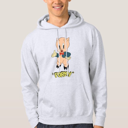 LOONEY TUNES™ Retro Laughs | Porky Pig Hoodie (Voorkant)