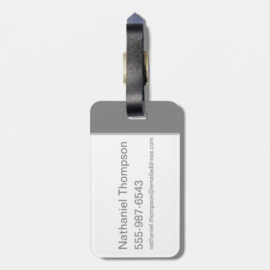 LOONEY TUNES™ Retro Laughs | SYLVESTER™ Bagagelabel (Achterkant verticaal)