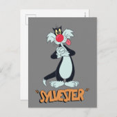 LOONEY TUNES™ Retro Laughs | SYLVESTER™ Briefkaart (Voorkant / Achterkant)
