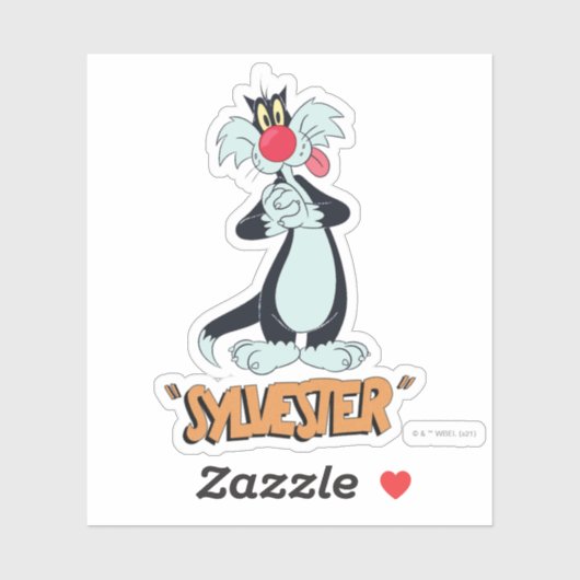 LOONEY TUNES™ Retro Laughs | SYLVESTER™ Sticker (Vel)
