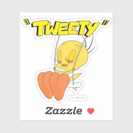 LOONEY TUNES™ Retro Laughs | TWEETY™ Sticker (Vel)