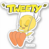 LOONEY TUNES™ Retro Laughs | TWEETY™ Sticker (Voorkant)