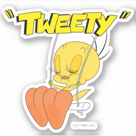 LOONEY TUNES™ Retro Laughs | TWEETY™ Sticker (Voorkant)