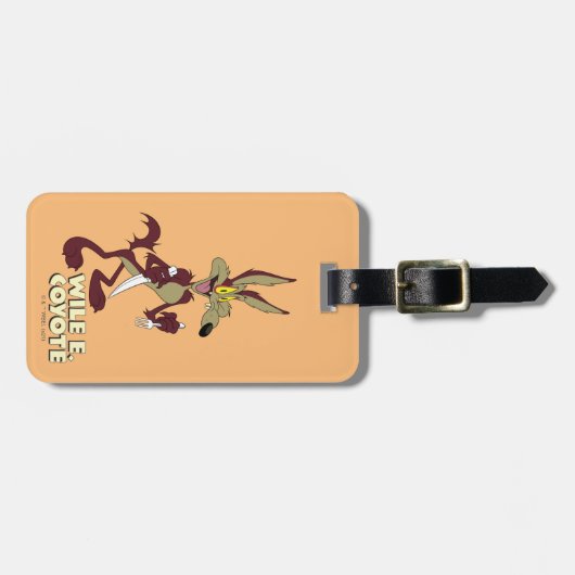 LOONEY TUNES™ Retro Laughs | WILE E. COYOTE™ Bagagelabel (Voorkant horizontaal)