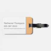 LOONEY TUNES™ Retro Laughs | WILE E. COYOTE™ Bagagelabel (Achterkant horizontaal)