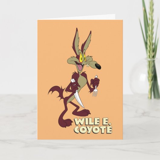 LOONEY TUNES™ Retro Laughs | WILE E. COYOTE™ Kaart (Voorkant)