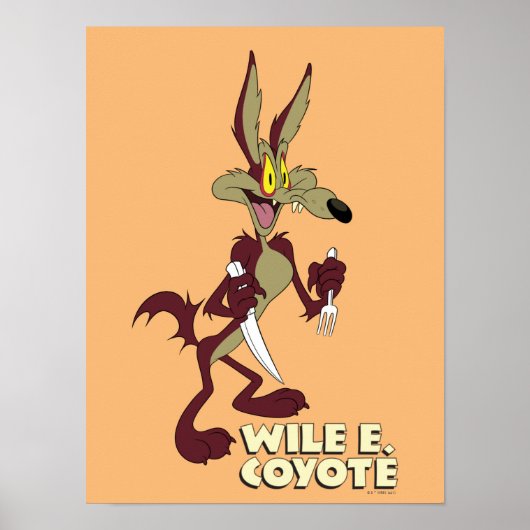 LOONEY TUNES™ Retro Laughs | WILE E. COYOTE™ Poster (Voorkant)