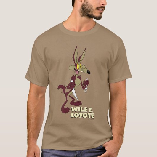 LOONEY TUNES™ Retro Laughs | WILE E. COYOTE™ T-shirt (Voorkant)