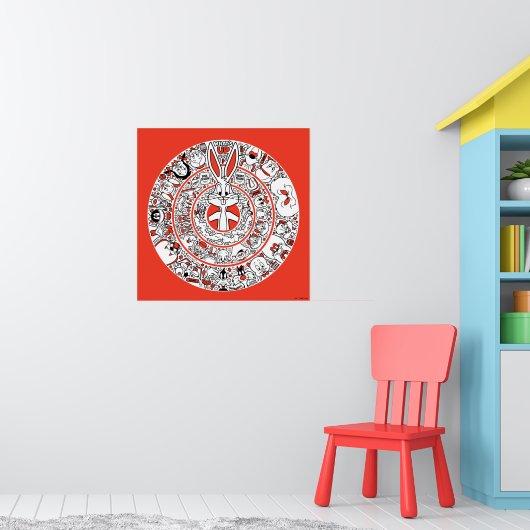 LOONEY TUNES™ Rings Doodle Art Poster (Kinderkamer 1)