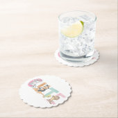 LOONEY TUNES™ Schattigee Waterverf Wordmark Kartonnen Onderzetters (Insitu)