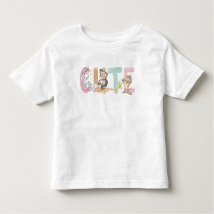 LOONEY TUNES™ Schattigee Waterverf Wordmark Kinder Shirts
