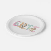 LOONEY TUNES™ Schattigee Waterverf Wordmark Papieren Bordje (Gekanteld)