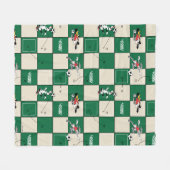 LOONEY TUNES™ Soccer Grid Pattern Fleece Deken (Voorkant (Horizontaal))