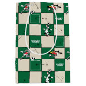 LOONEY TUNES™ Soccer Grid Pattern Medium Cadeauzakje (Voorkant)