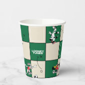 LOONEY TUNES™ Soccer Grid Pattern Papieren Bekers (Links)