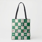 LOONEY TUNES™ Soccer Grid Pattern Tote Bag (Voorkant)