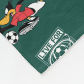 LOONEY TUNES™ Soccer Playbook Pattern Fleece Deken (Hoek)