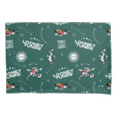 LOONEY TUNES™ Soccer Playbook Pattern Kussensloop (Voorkant)