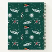 LOONEY TUNES™ Soccer Playbook Pattern Notitieboek (Achterkant)