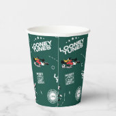 LOONEY TUNES™ Soccer Playbook Pattern Papieren Bekers (Rechts)