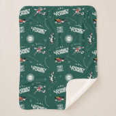 LOONEY TUNES™ Soccer Playbook Pattern Sherpa Deken (Voorkant)