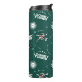 LOONEY TUNES™ Soccer Playbook Pattern Thermosbeker (Gedraaid links)