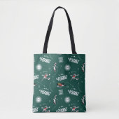 LOONEY TUNES™ Soccer Playbook Pattern Tote Bag (Voorkant)
