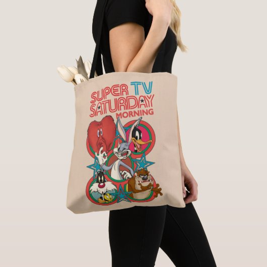 LOONEY TUNES™ | Super TV Zaterdagochtend Tote Bag (Dichtbij)