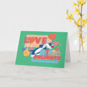LOONEY TUNES™ | SYLVESTER™ & TWEETY™Feestdagen Kaart (Gele Bloem)