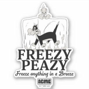 LOONEY TUNES™   SYLVESTER™ & TWEETY™ Freezy Peazy Sticker